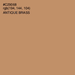 #C29068 - Antique Brass Color Image